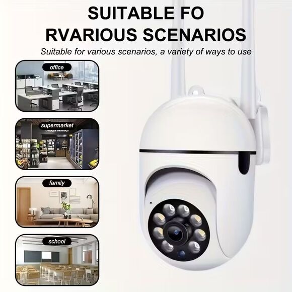 2.0MP HD WiFi Security Camera 360° Smart Cam 2.4/5G Night Vision Motion Detect - Picture 16 of 16